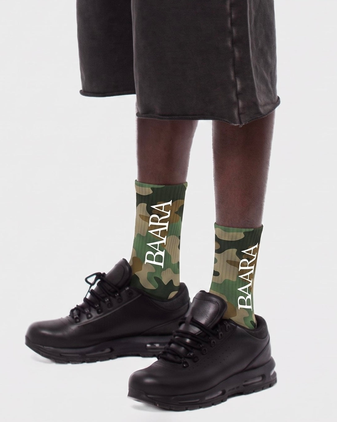 BAARA SS26 - SOCKS GREEN CAMO