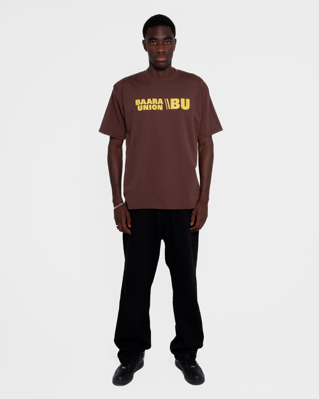 BAARA SS25 - BAARA UNION BROWN T-SHIRT