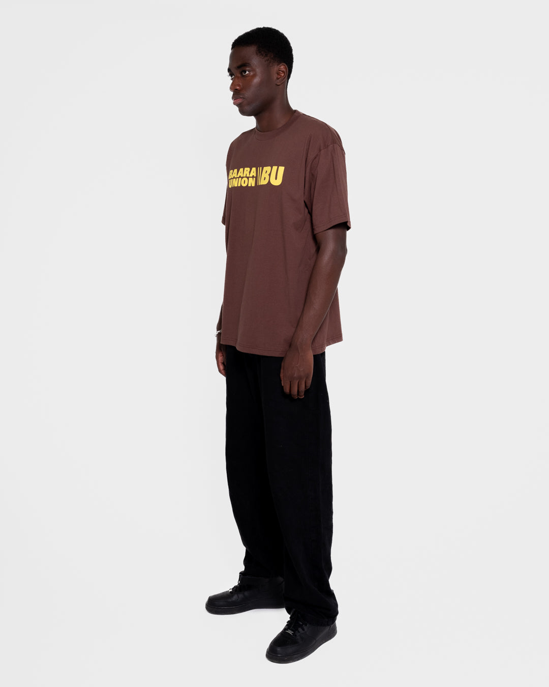 BAARA SS25 - BAARA UNION BROWN T-SHIRT