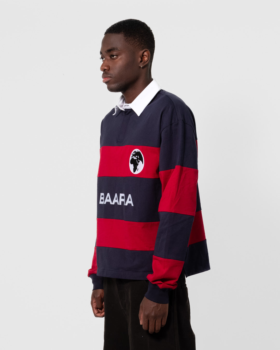 BAARA SS25 - BURGUNDY/MARINE POLO