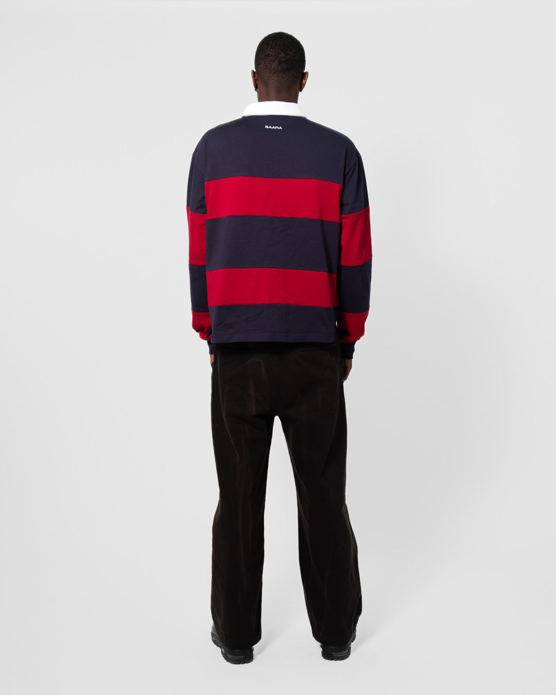 BAARA SS25 - BURGUNDY/MARINE POLO