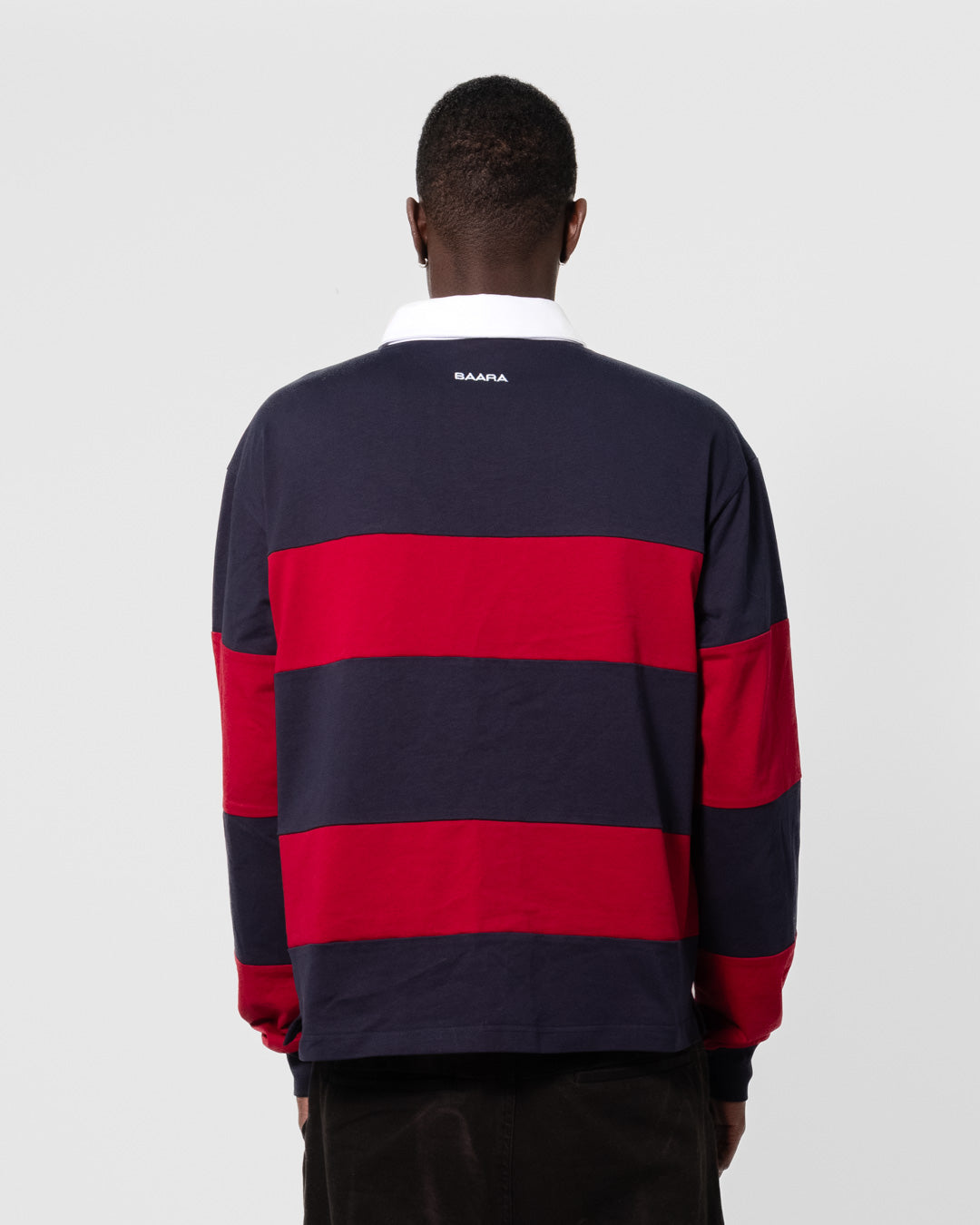 BAARA SS25 - BURGUNDY/MARINE POLO
