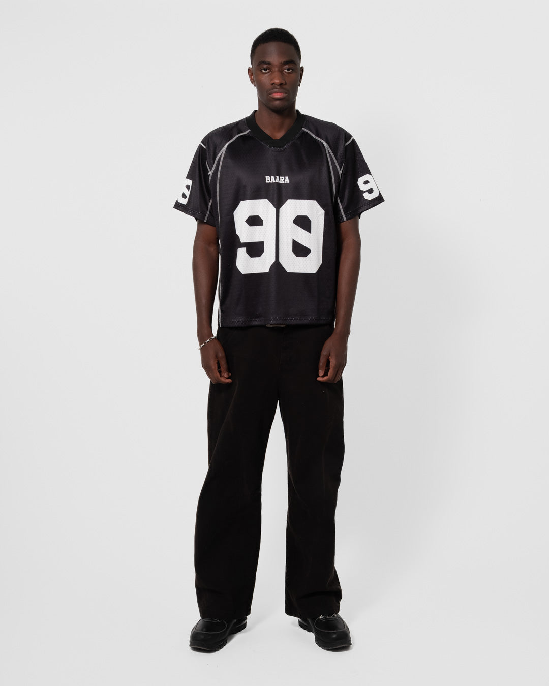 BAARA SS25 - MESH BLACK JERSEY