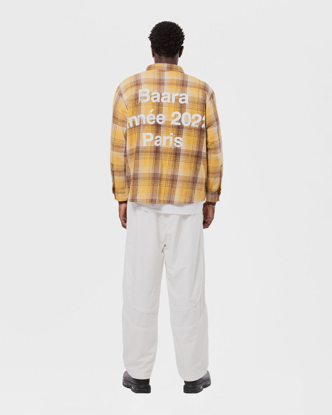 8. BAARA SS26 - YELLOW STRIPPED SHIRT