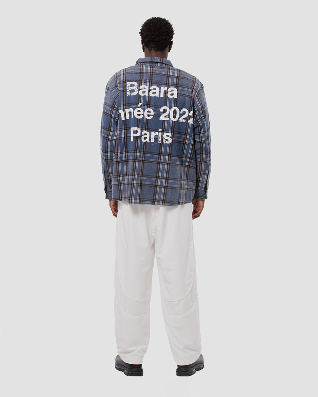 8. BAARA SS26 - BLUE STRIPPED SHIRT