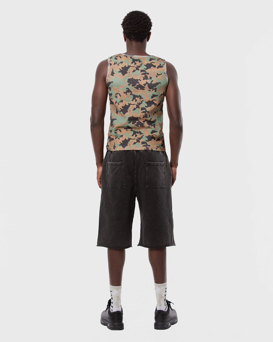 5. BAARA SS26 - GREEN CAMO TANK TOP