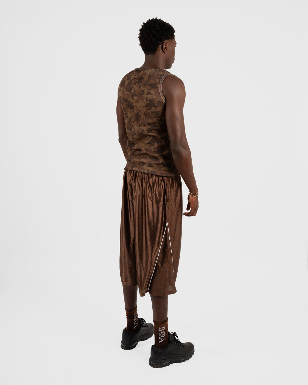 5. BAARA SS26 -  BROWN CAMO TANK TOP