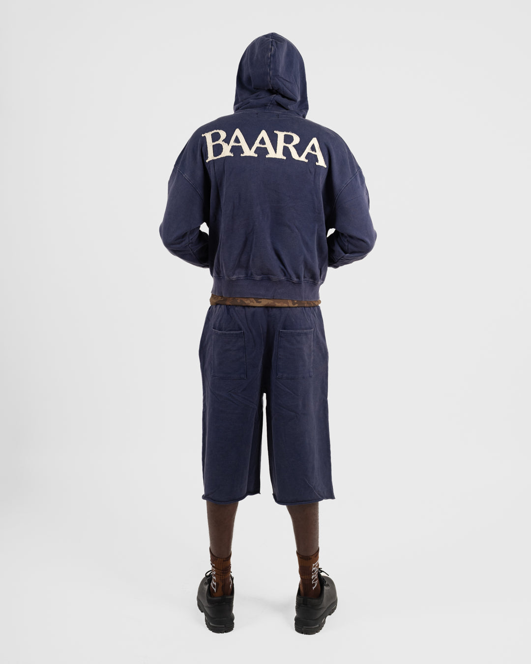 2. BAARA SS26 -   BLUE ZIP SWEAT-SHIRT