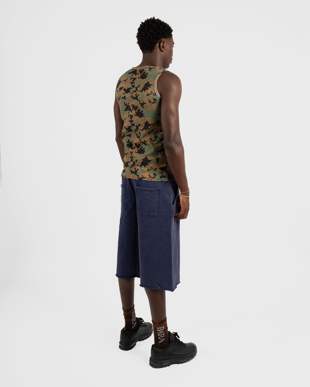 5. BAARA SS26 -  GREEN CAMO TANK TOP