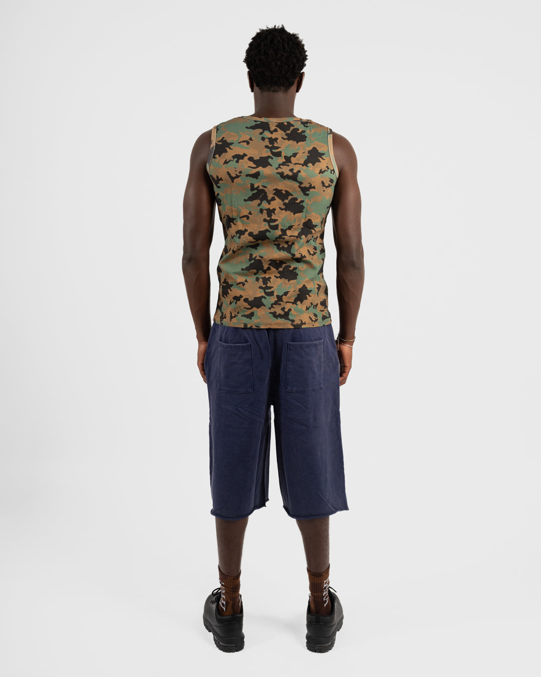 5. BAARA SS26 -  GREEN CAMO TANK TOP