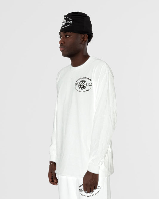 BAARA ATHLETICS SS26 - WHITE LONGSLEEVE