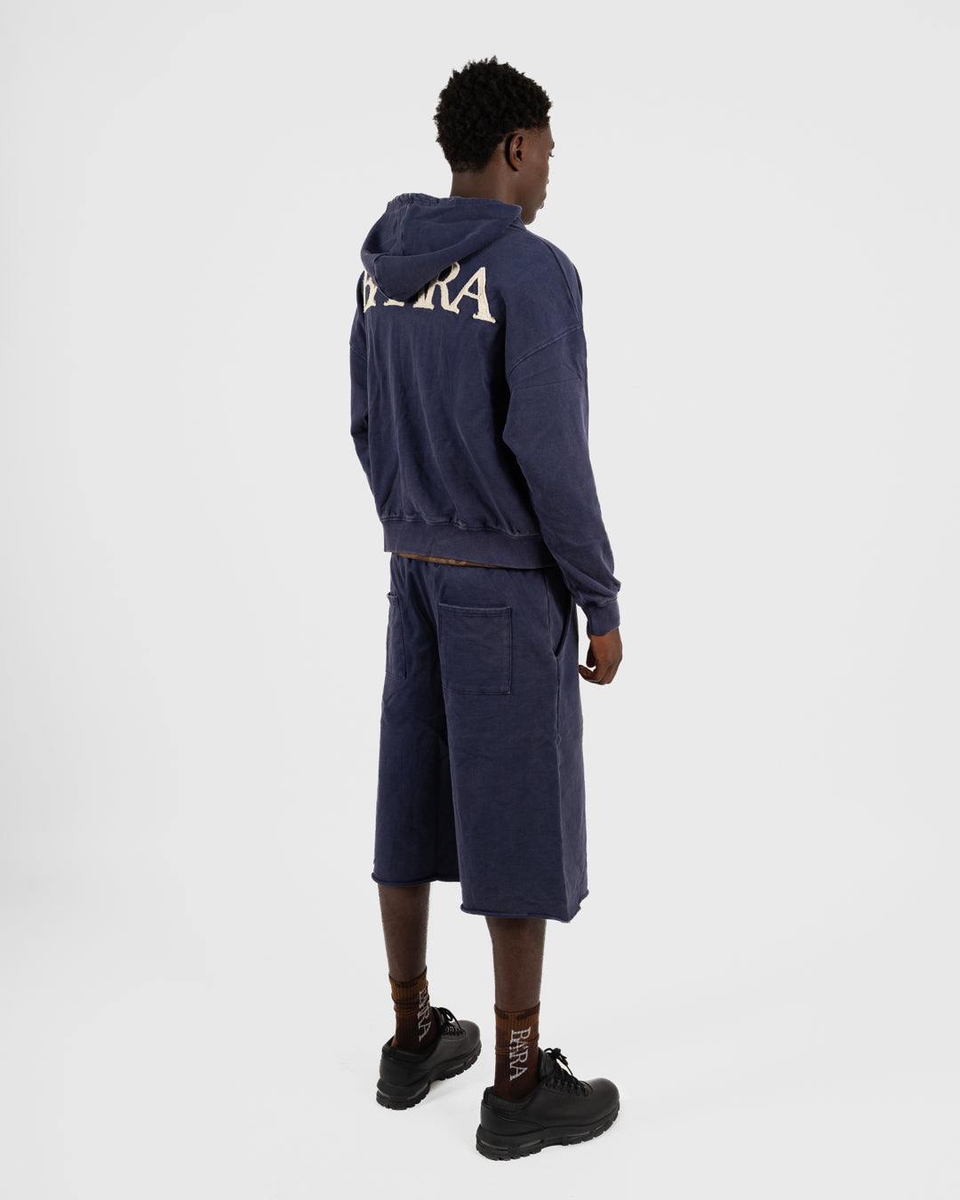 2. BAARA SS26 -   BLUE ZIP SWEAT-SHIRT