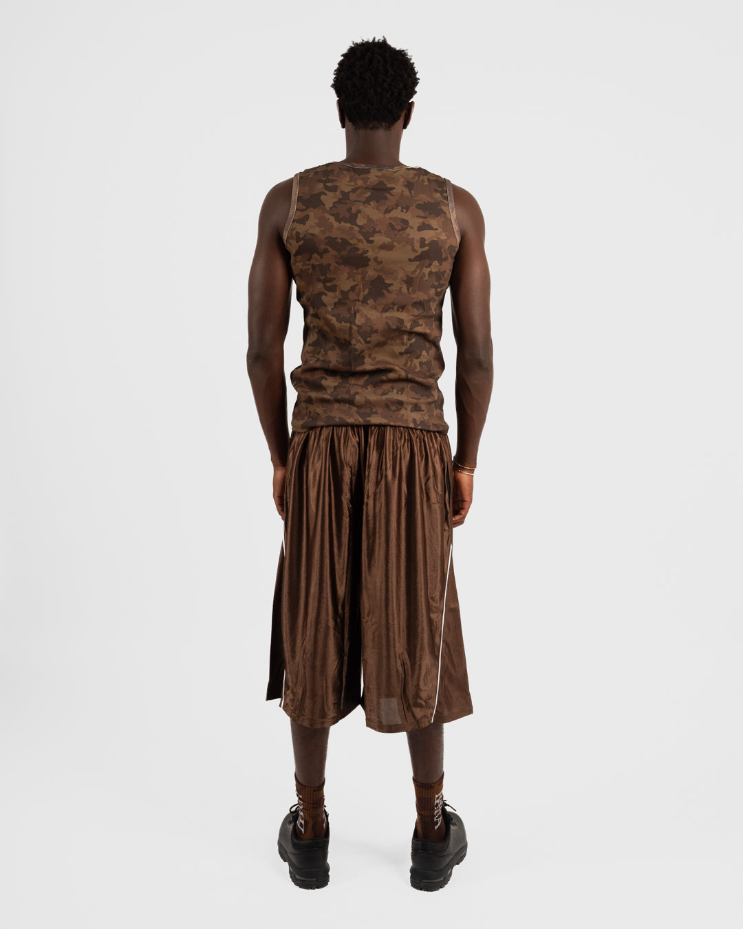 5. BAARA SS26 -  BROWN CAMO TANK TOP