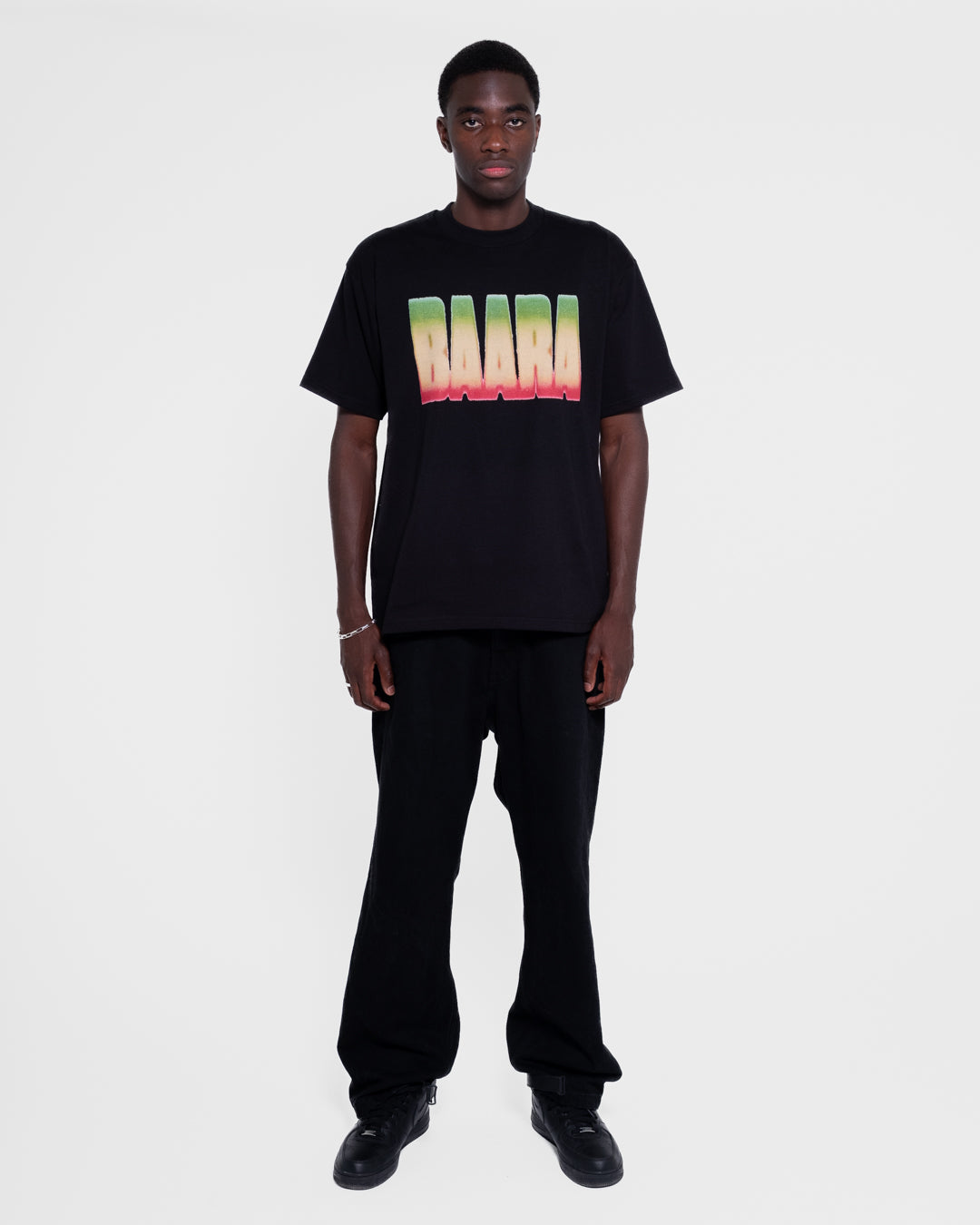 BAARA SS25 - SOLIDARITY BLACK T-SHIRT