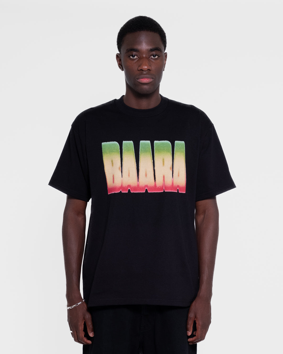 BAARA SS25 - SOLIDARITY BLACK T-SHIRT