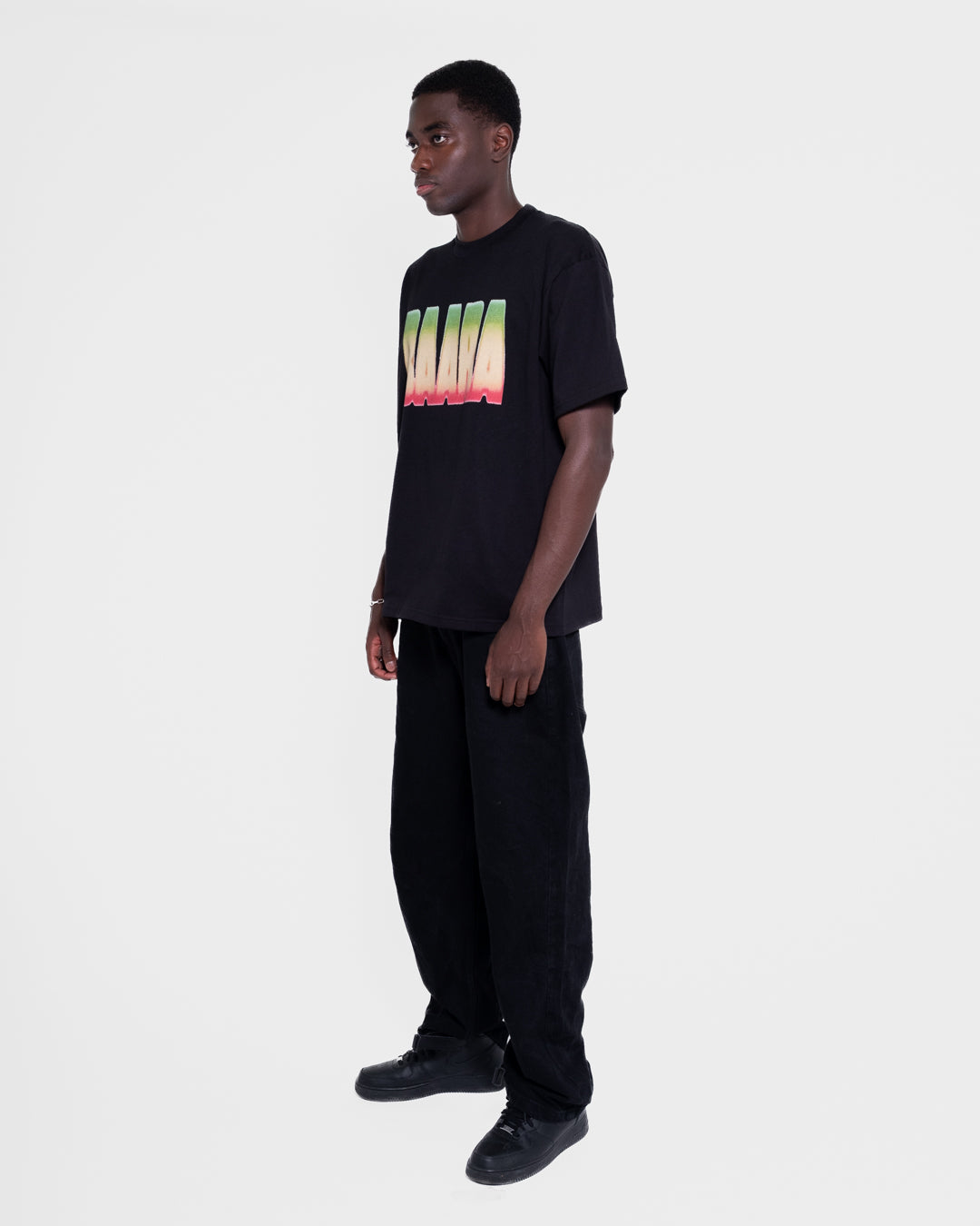 BAARA SS25 - SOLIDARITY BLACK T-SHIRT