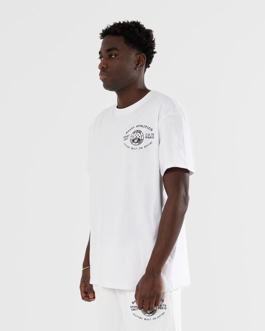 BAARA ATHLETICS SS26 - WHITE SHORTSLEEVE