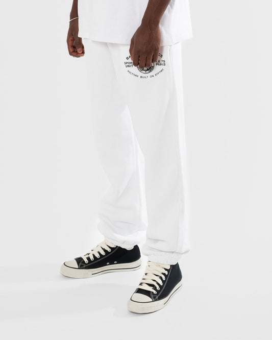 BAARA ATHLETICS SS26 - WHITE SWEATPANTS
