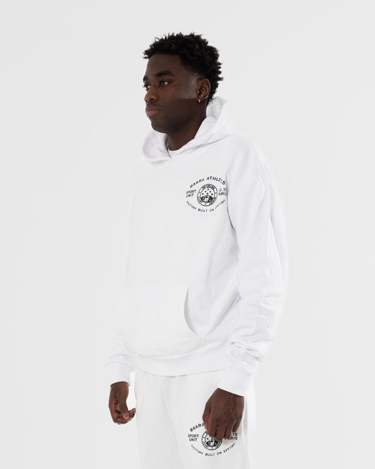 BAARA ATHLETICS SS26 - WHITE HOODIE