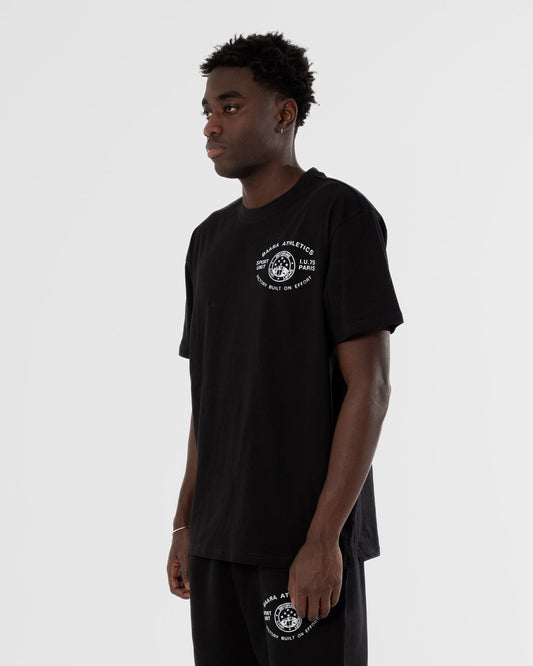 BAARA ATHLETICS SS26 - BLACK SHORTSLEEVE