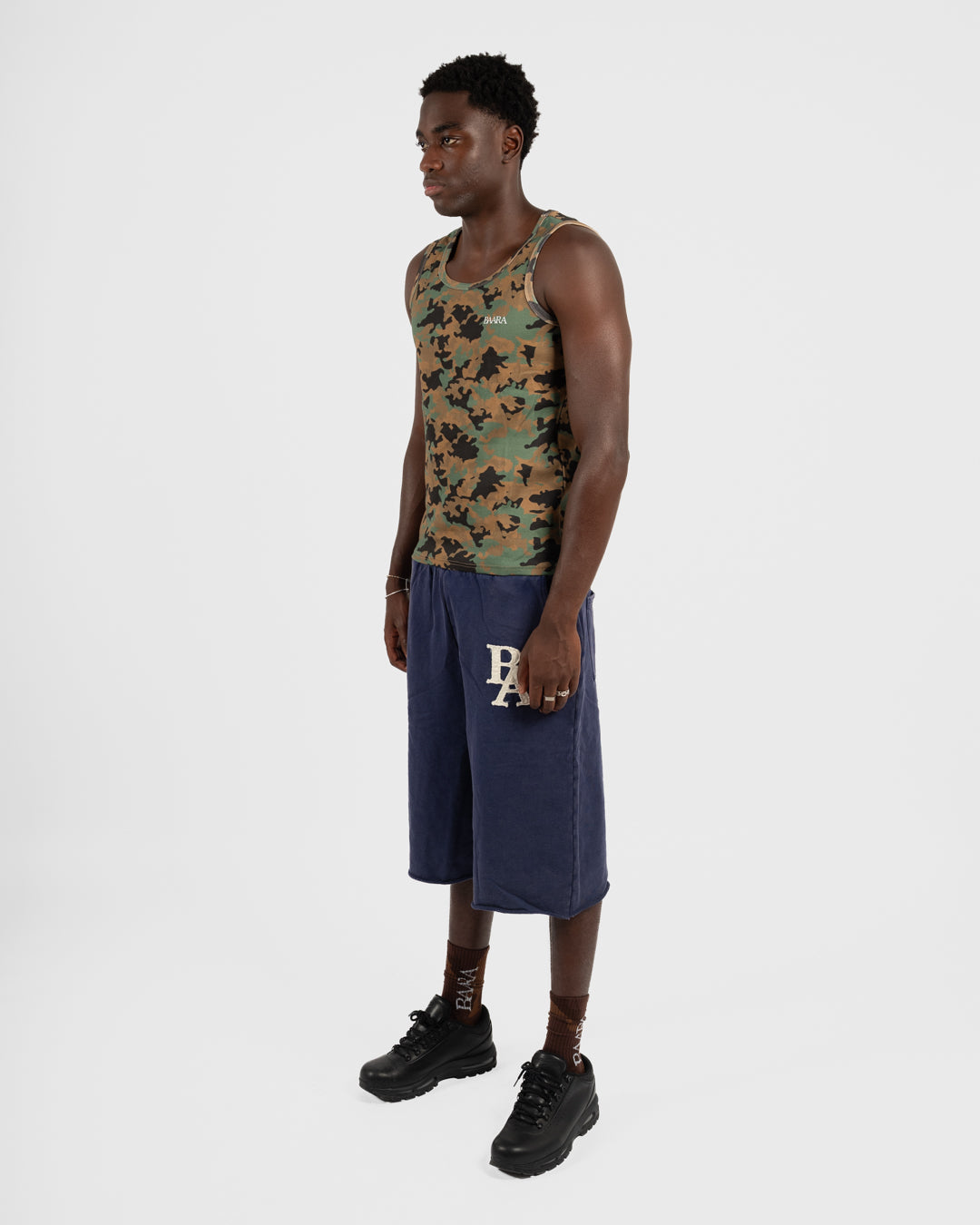 5. BAARA SS26 -  GREEN CAMO TANK TOP