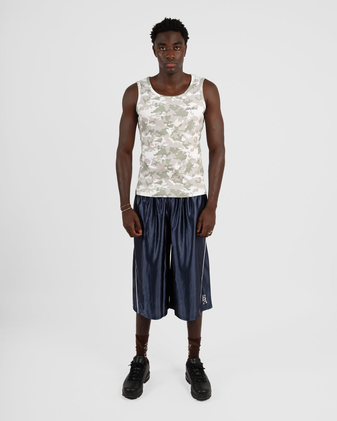 5. BAARA SS26 -  WHITE CAMO TANK TOP