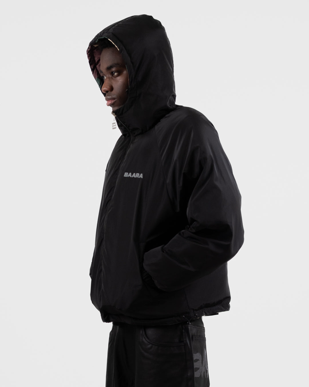 BAARA FW25 - DOUBLE SIDED CAMO PUFFER JACKET