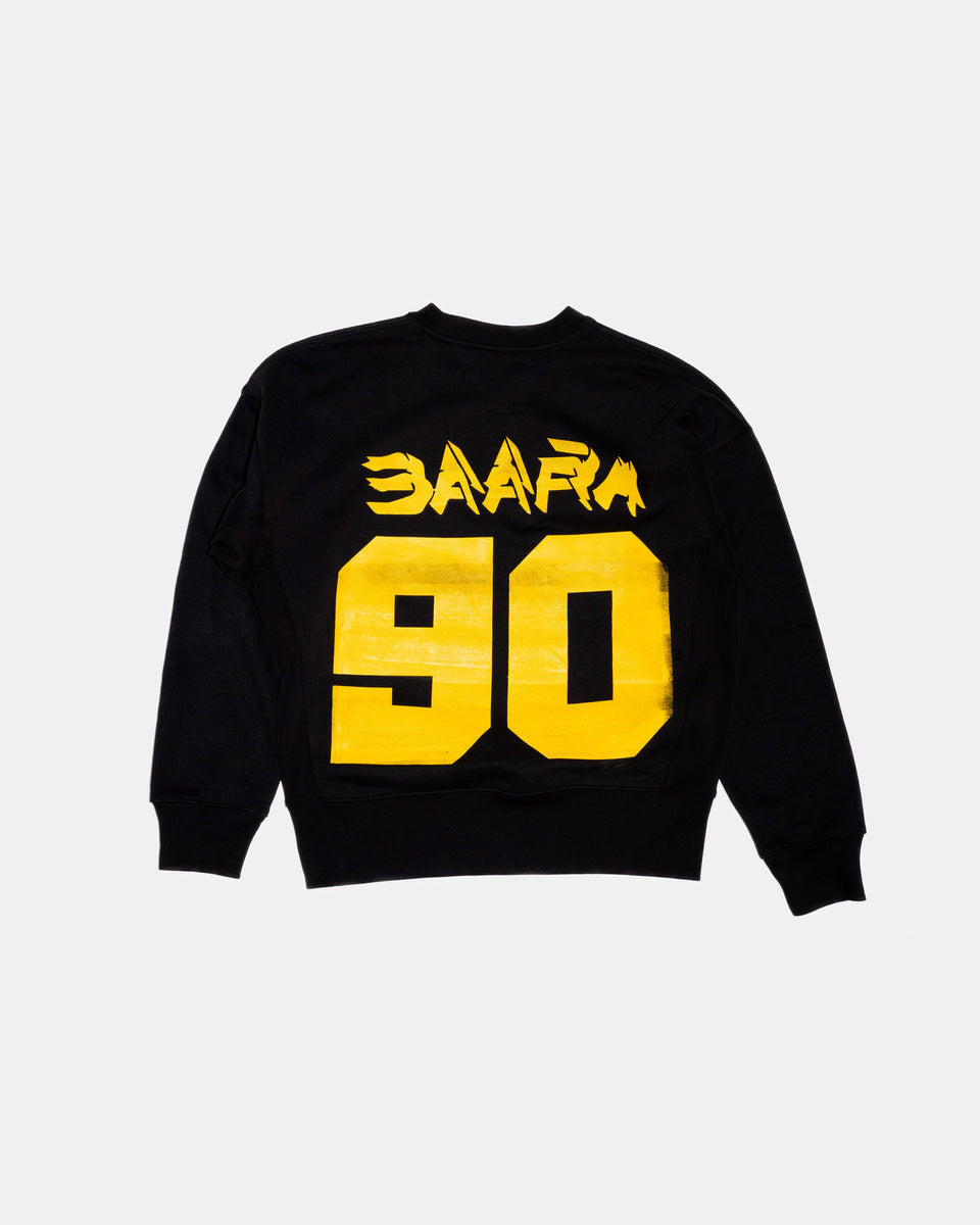 FOOTBALL CREWNECK - BLACK