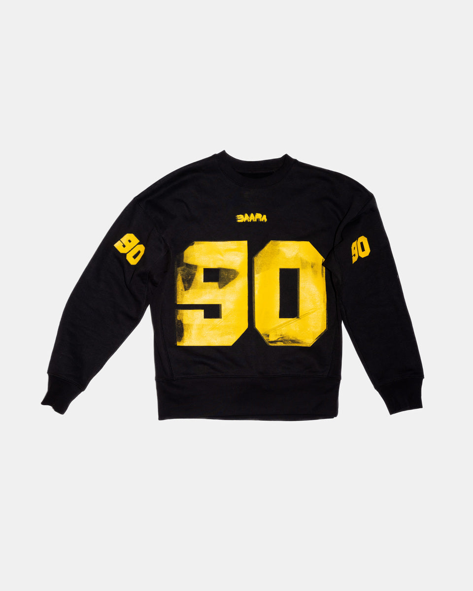 FOOTBALL CREWNECK - BLACK