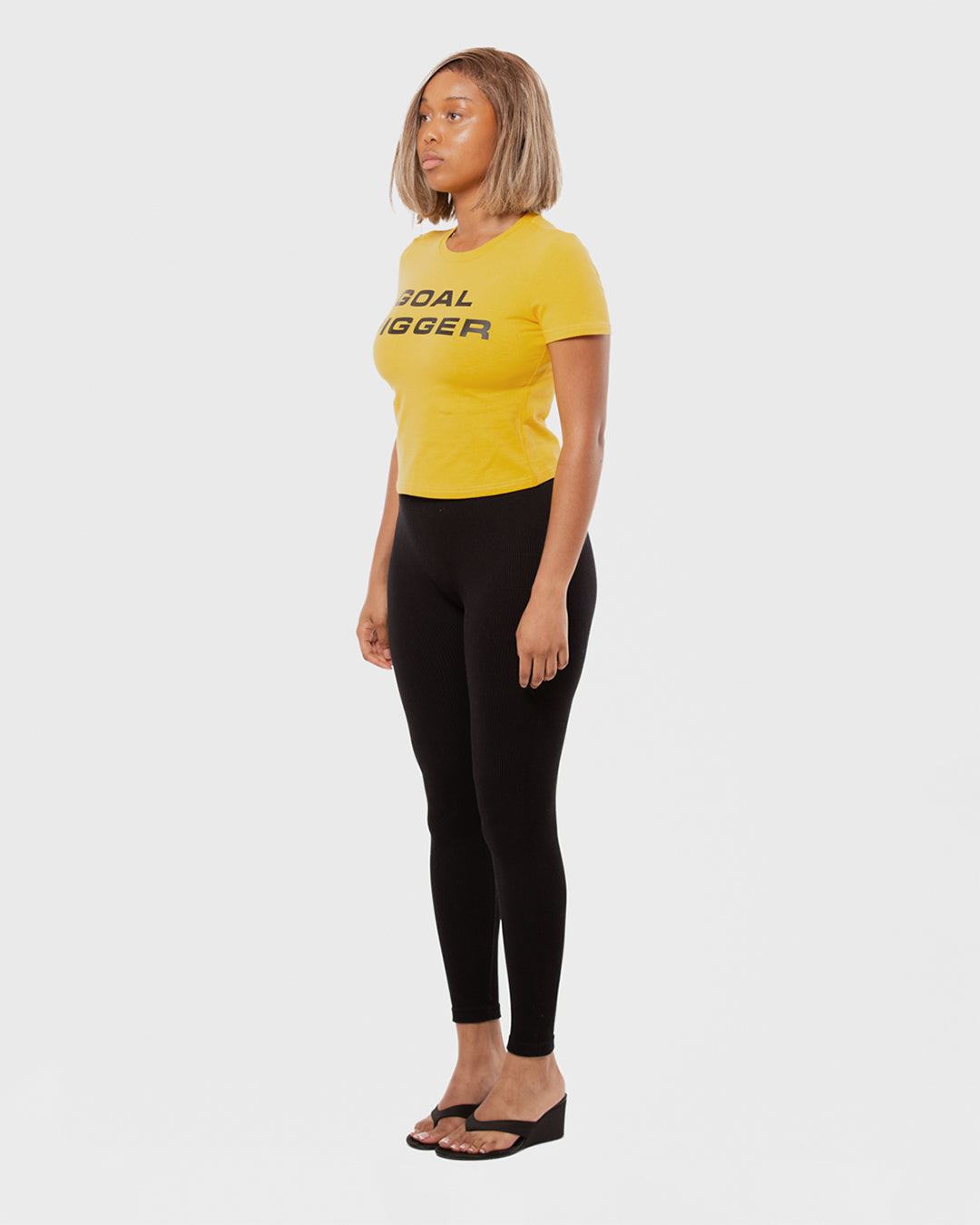 6. BAARA SS26 - YELLOW GOAL DIGGER TOP