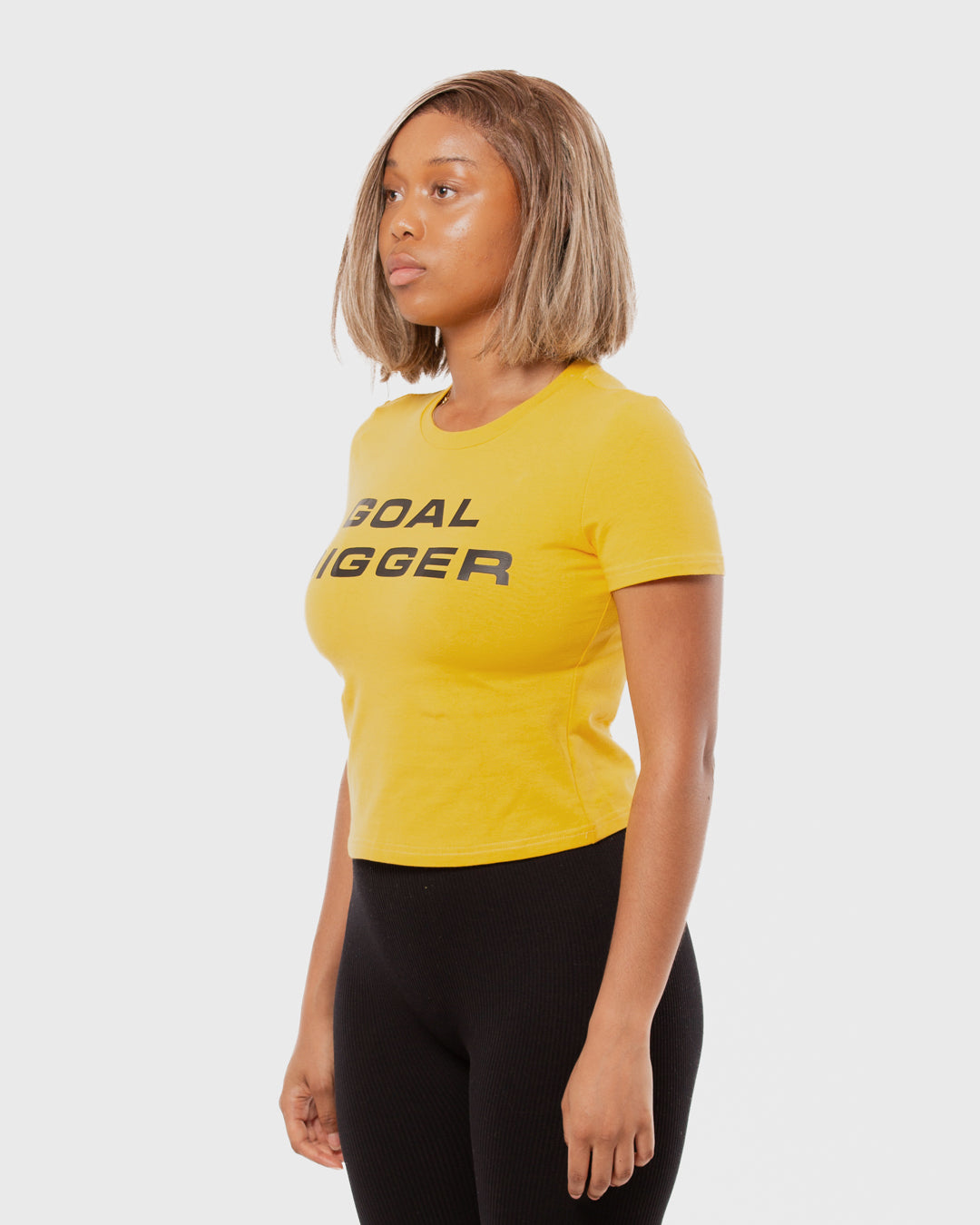 6. BAARA SS26 - YELLOW GOAL DIGGER TOP