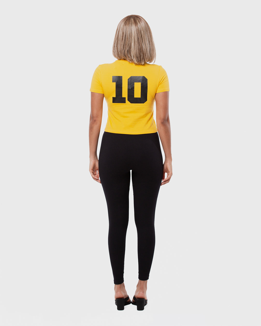 6. BAARA SS26 - YELLOW GOAL DIGGER TOP