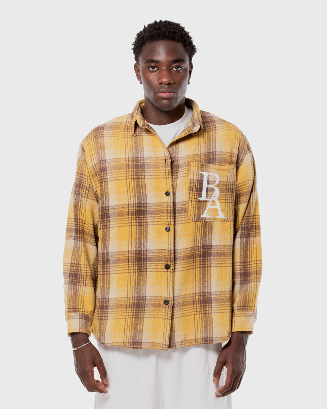 8. BAARA SS26 -  YELLOW STRIPPED SHIRT