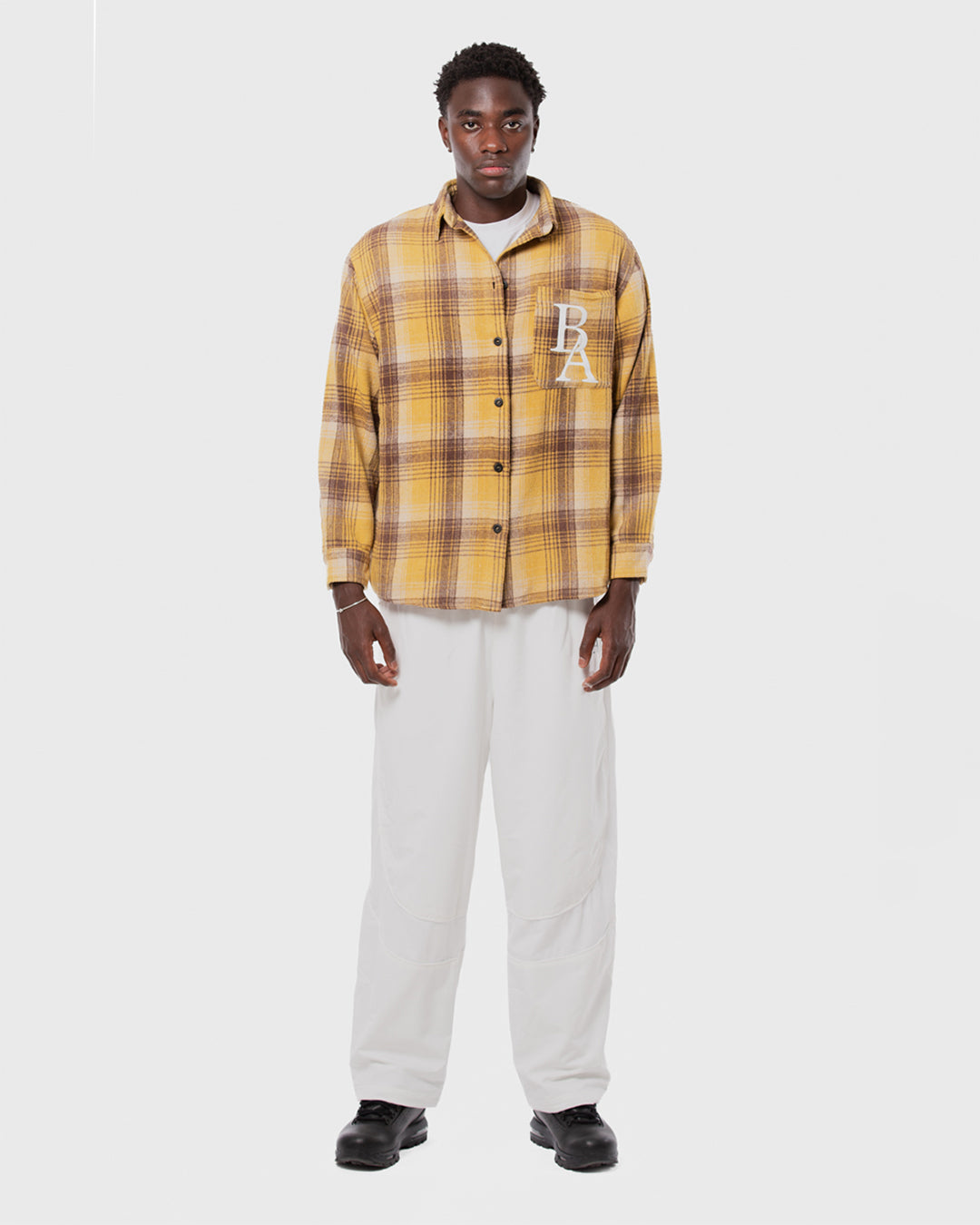 8. BAARA SS26 -  YELLOW STRIPPED SHIRT