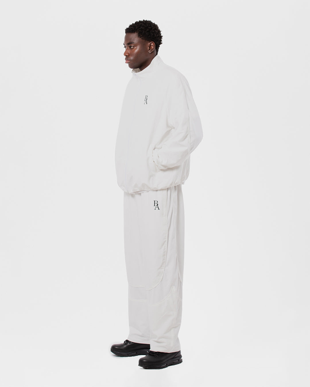 3. BAARA SS26 -  WHITE TRACKSUIT PANT