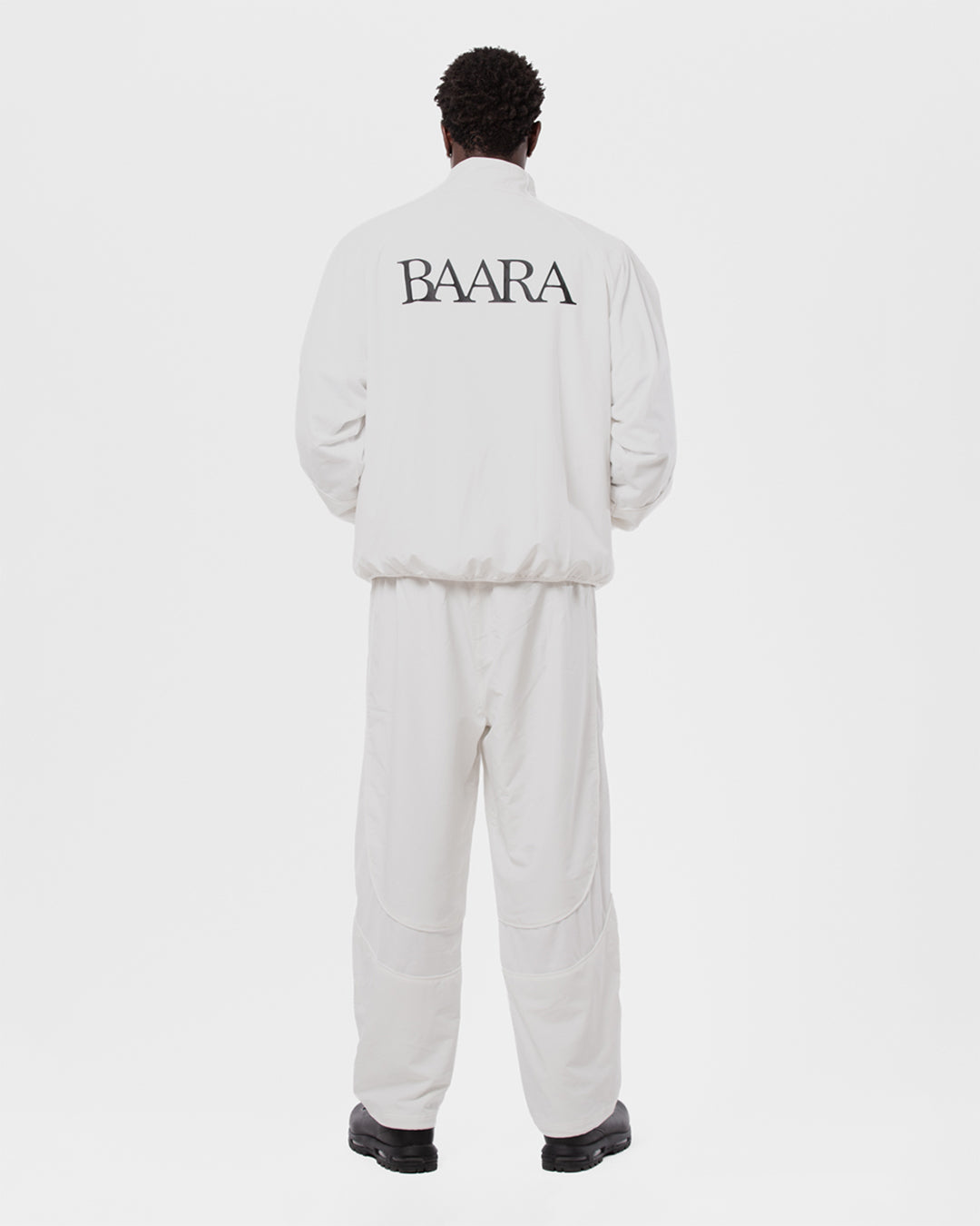3. BAARA SS26 -  WHITE TRACKSUIT PANT