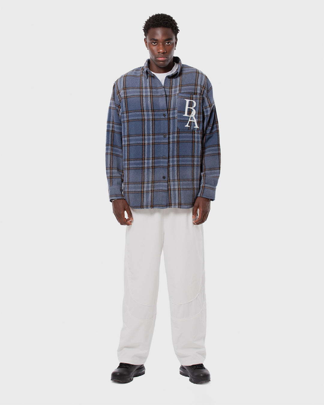 8. BAARA SS26 -  BLUE STRIPPED SHIRT