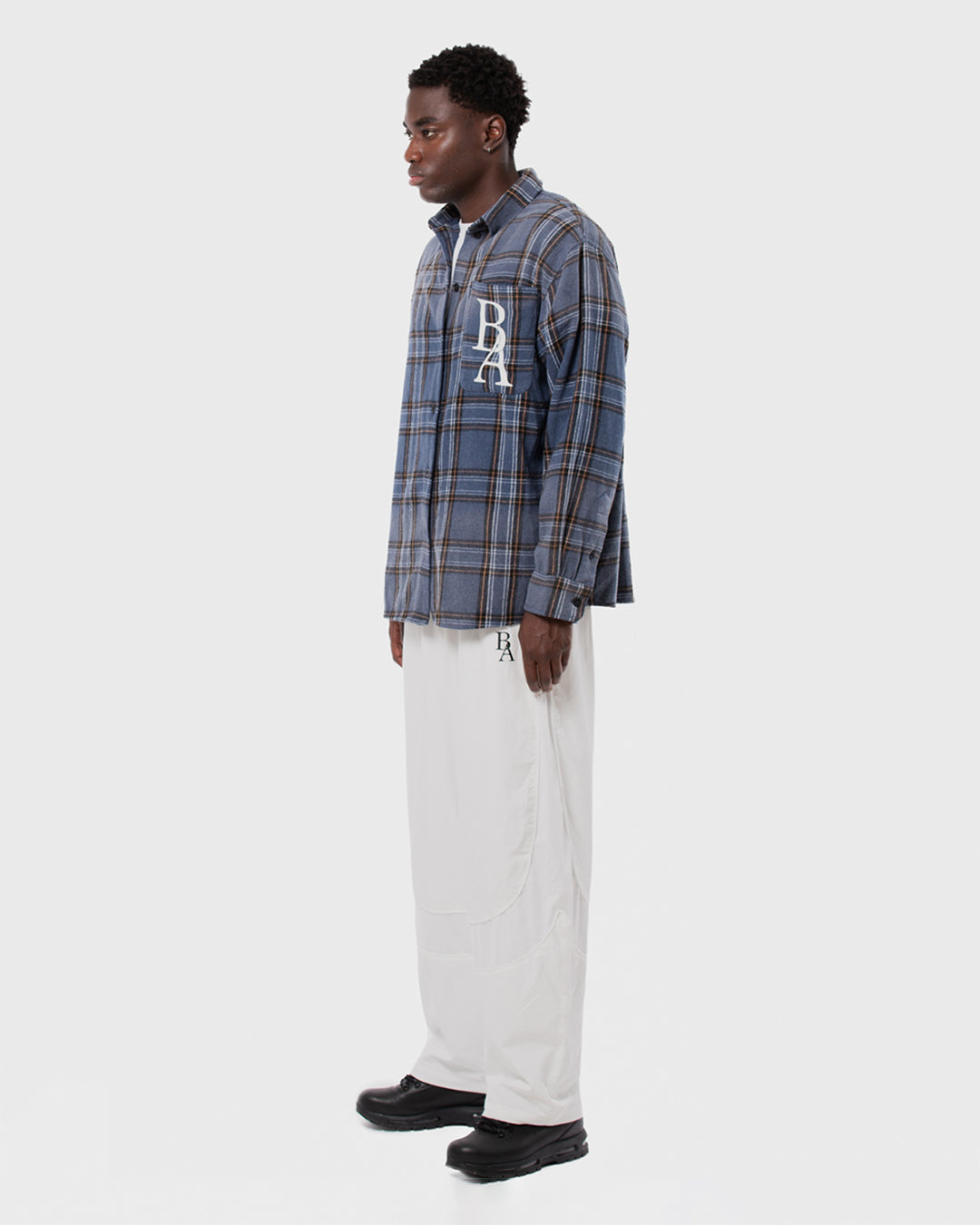 8. BAARA SS26 -  BLUE STRIPPED SHIRT
