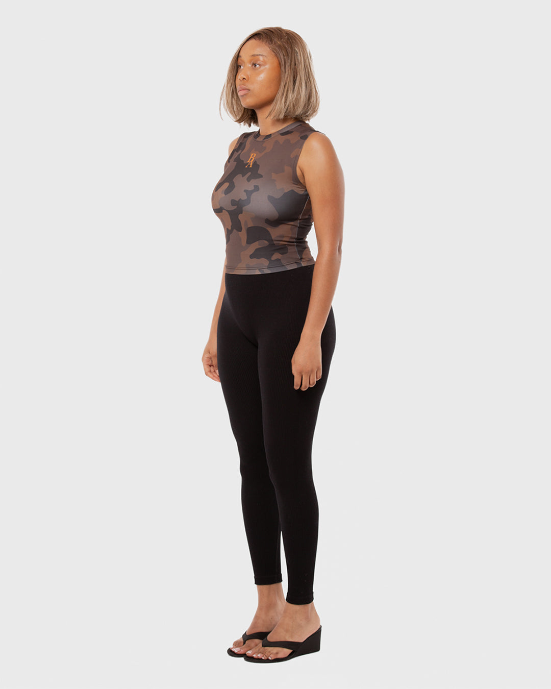 7. BAARA SS26 -  BROWN CAMO BABY TOP
