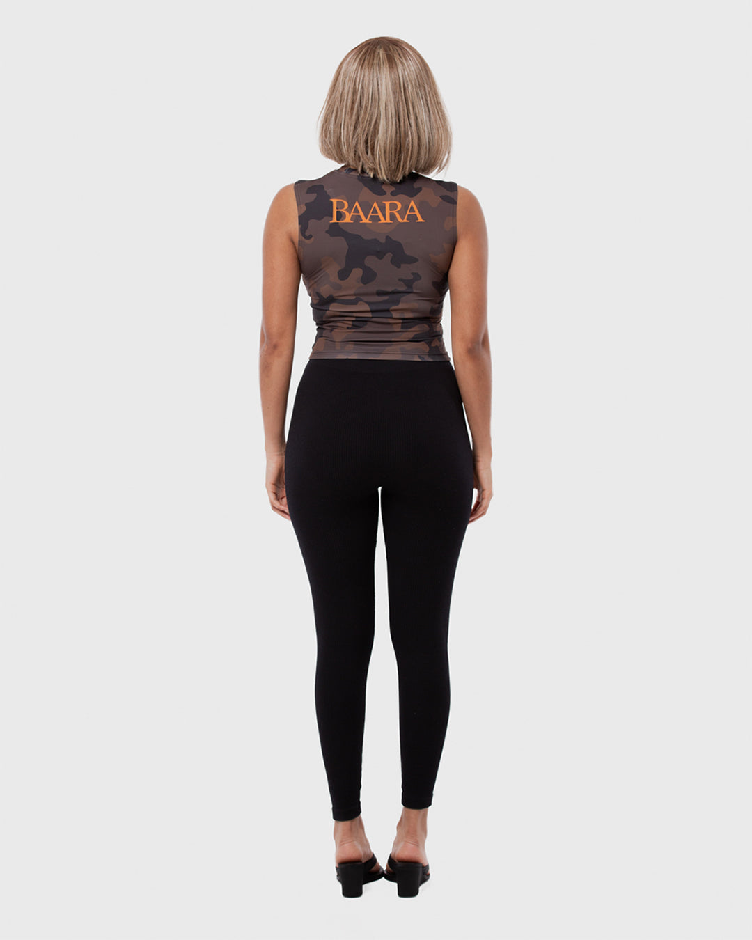 7. BAARA SS26 -  BROWN CAMO BABY TOP