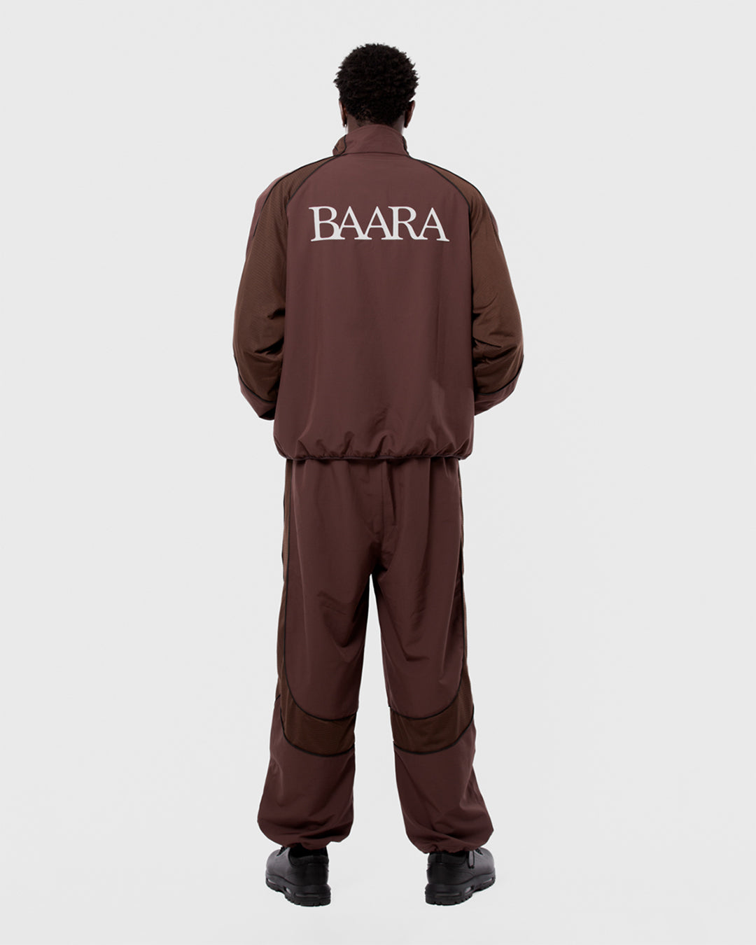 3. BAARA SS26 -  BROWN TRACKSUIT JACKET