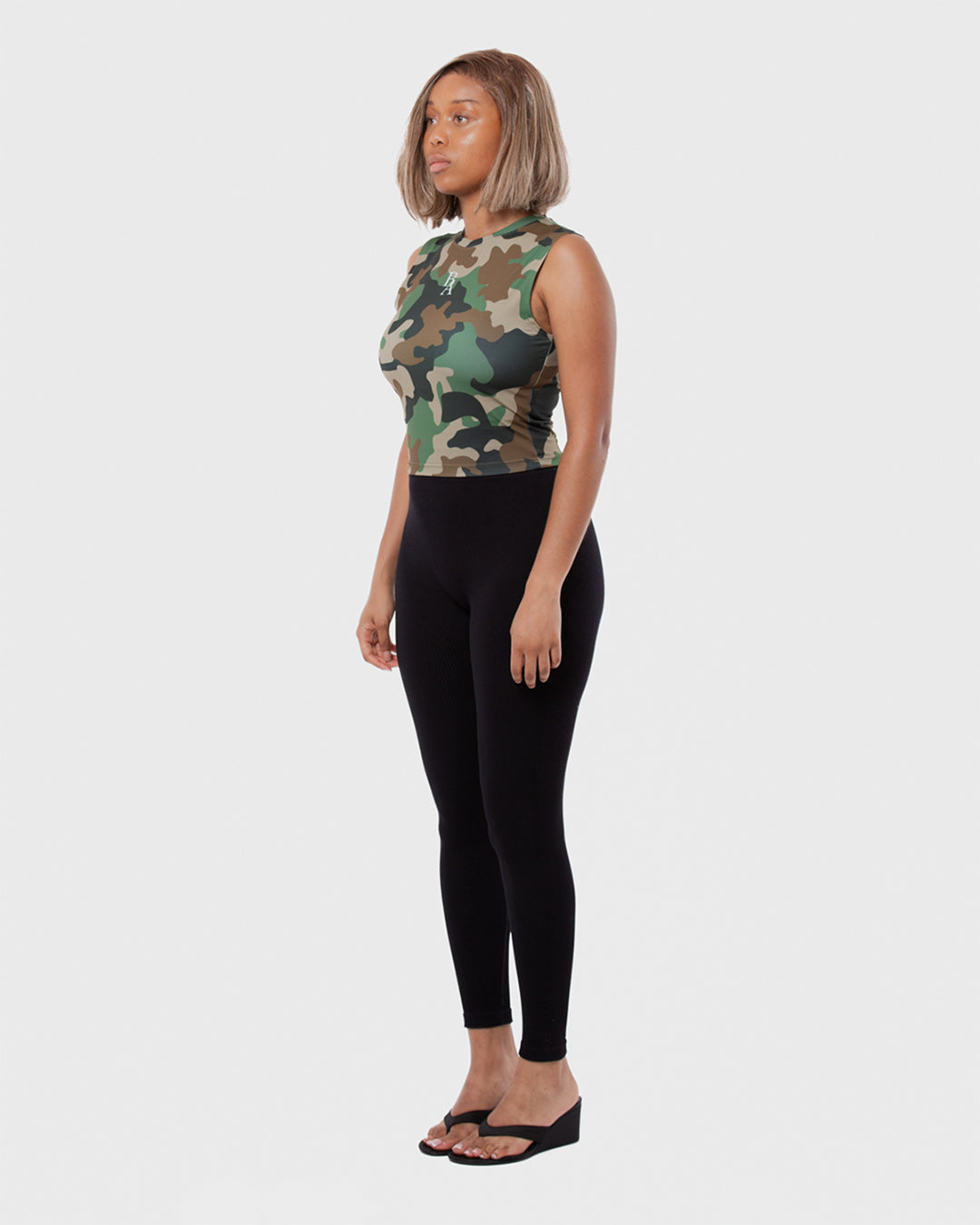 7. BAARA SS26 -  GREEN CAMO BABY TOP