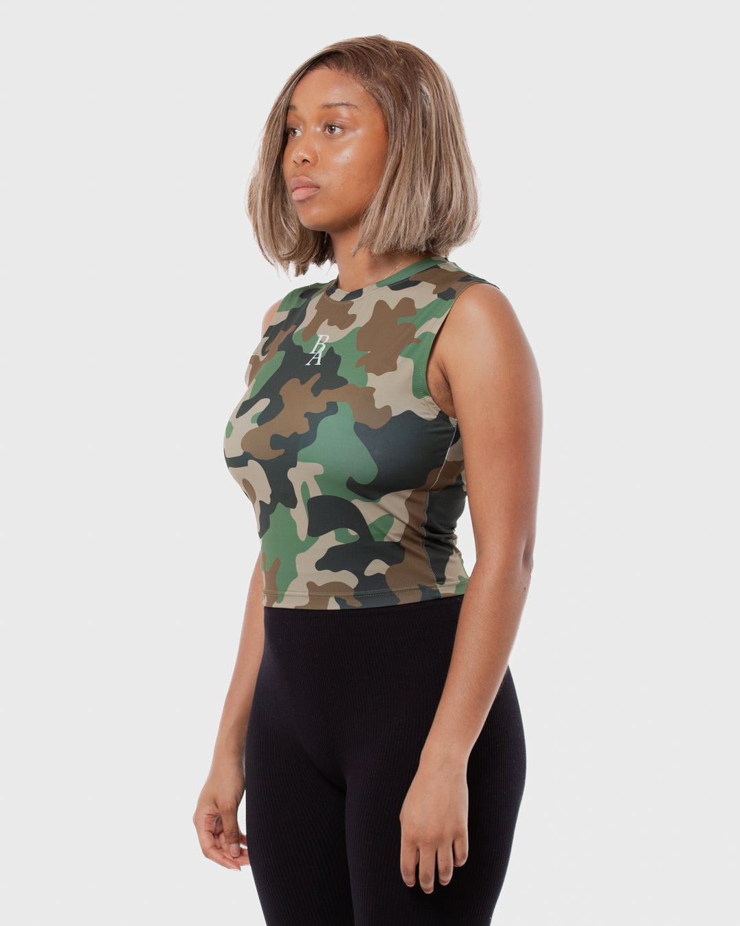 7. BAARA SS26 -  GREEN CAMO BABY TOP