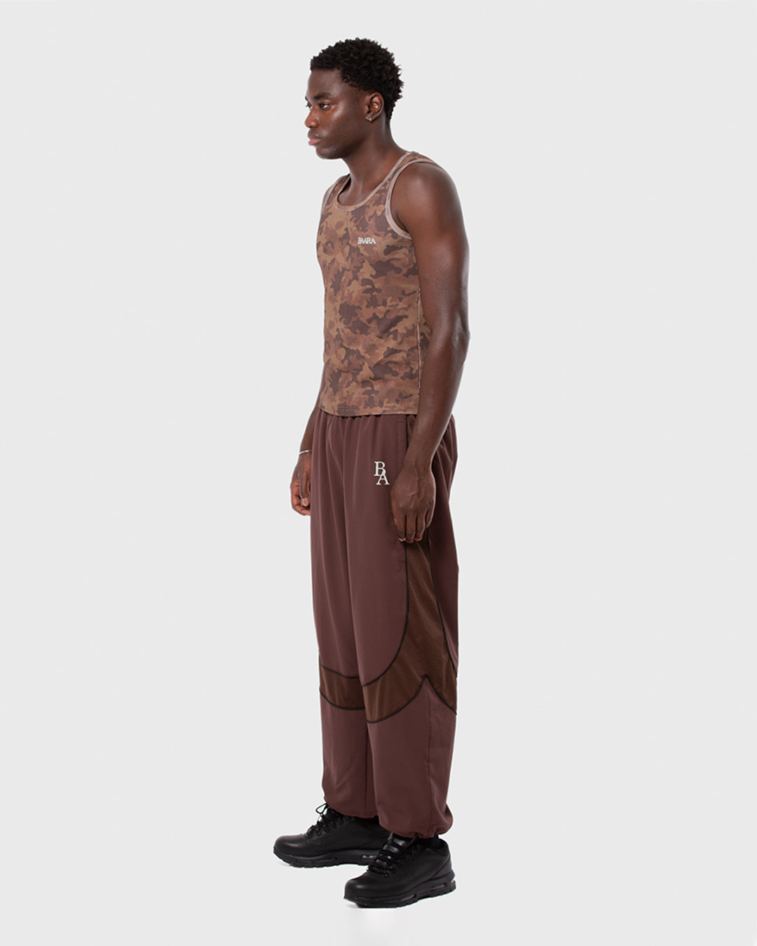 5. BAARA SS26 -  BROWN CAMO TANK TOP