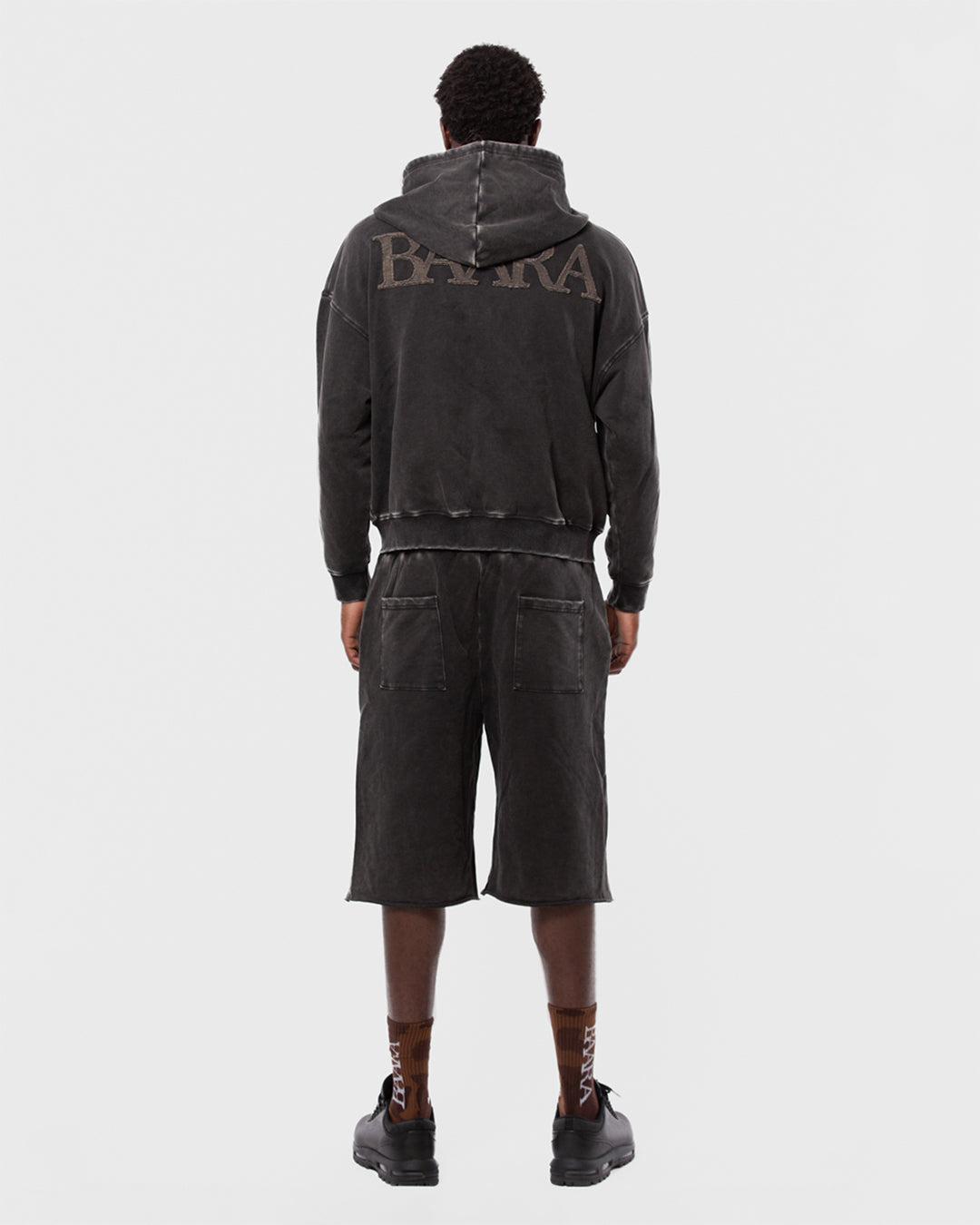 2. BAARA SS26 -   ANTHRACITE ZIP SWEAT-SHIRT