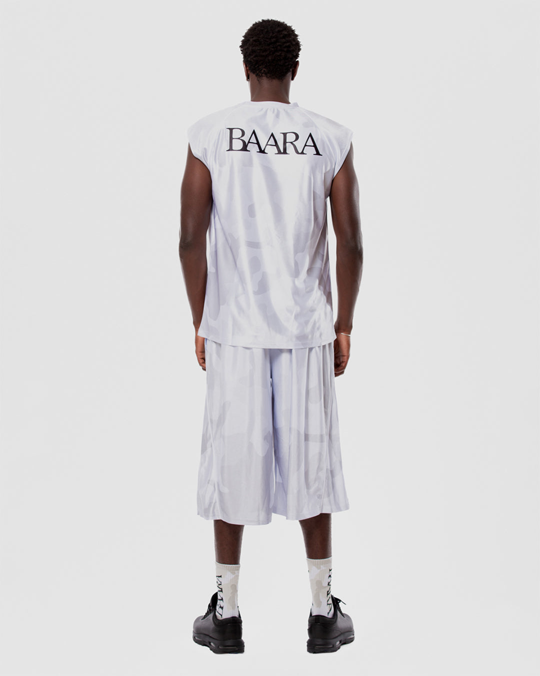 1. BAARA SS26 -  WHITE CAMO STREETBALL JERSEY
