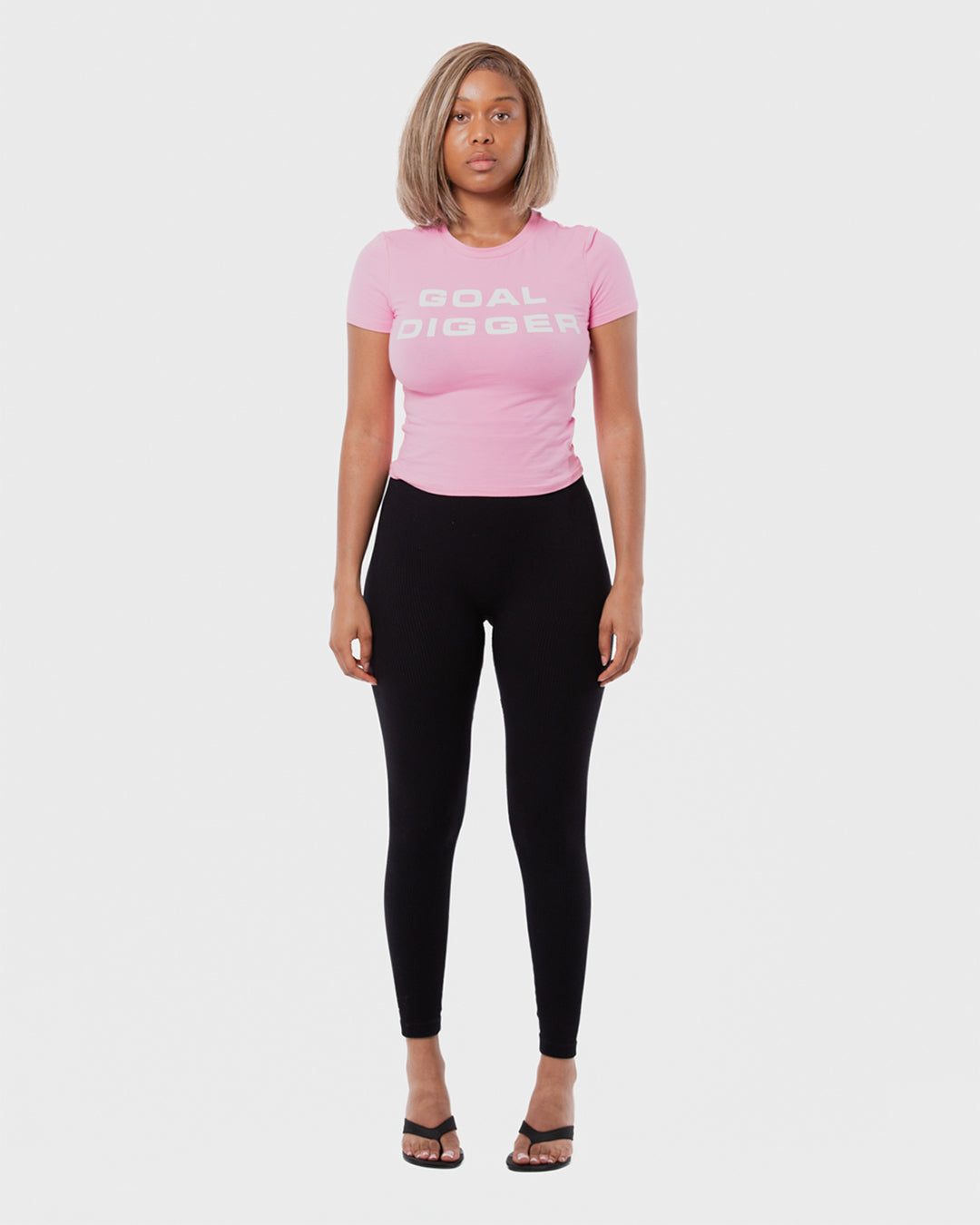 6. BAARA SS26 - PINK GOAL DIGGER TOP