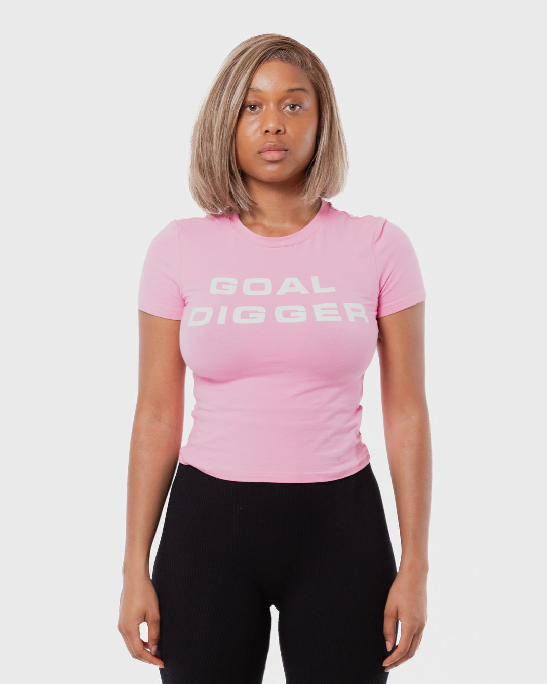 6. BAARA SS26 - PINK GOAL DIGGER TOP