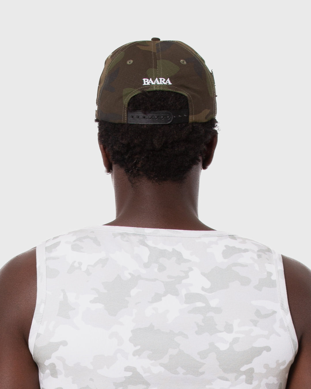 9. BAARA SS26 - GREEN CAMO HAT