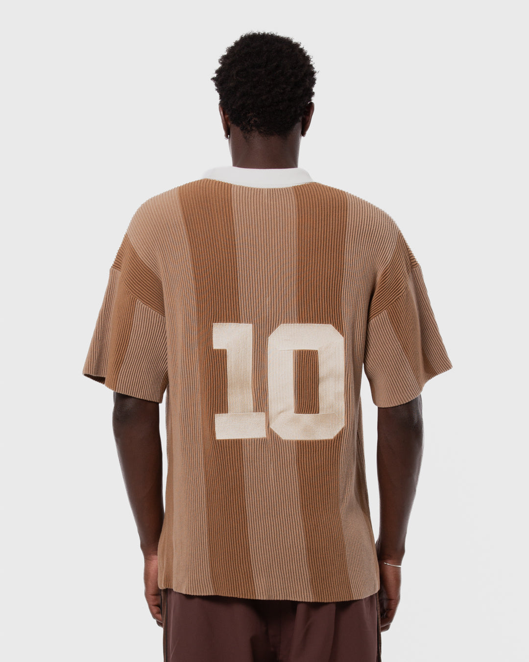 8.  BAARA SS26 -  BROWN HOLLOW/OUT JERSEY